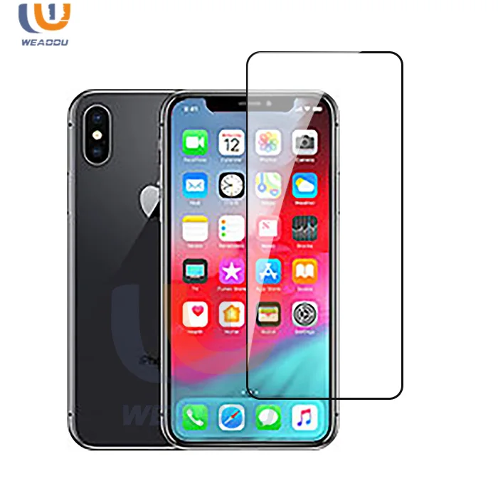 WEADDU Factory screen protector For iPhone XS Tempered Glass Customize Screen Protector