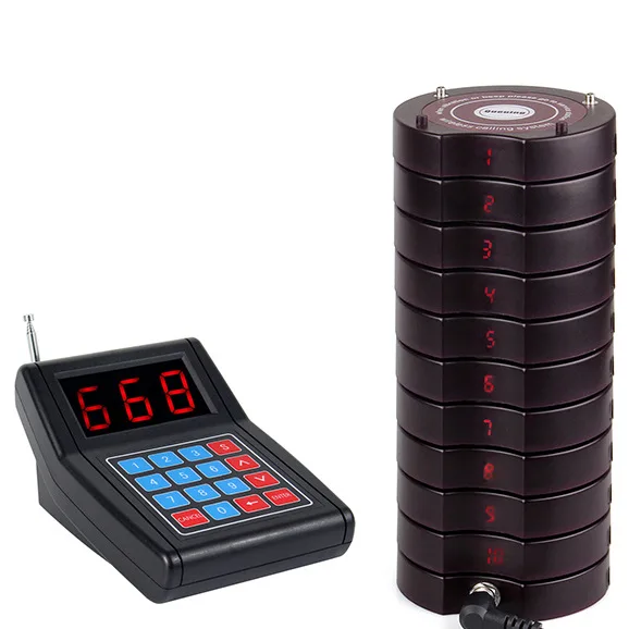 Беспроводная пейджинговая система, пейджер-подставка для ресторана, устройство для очереди