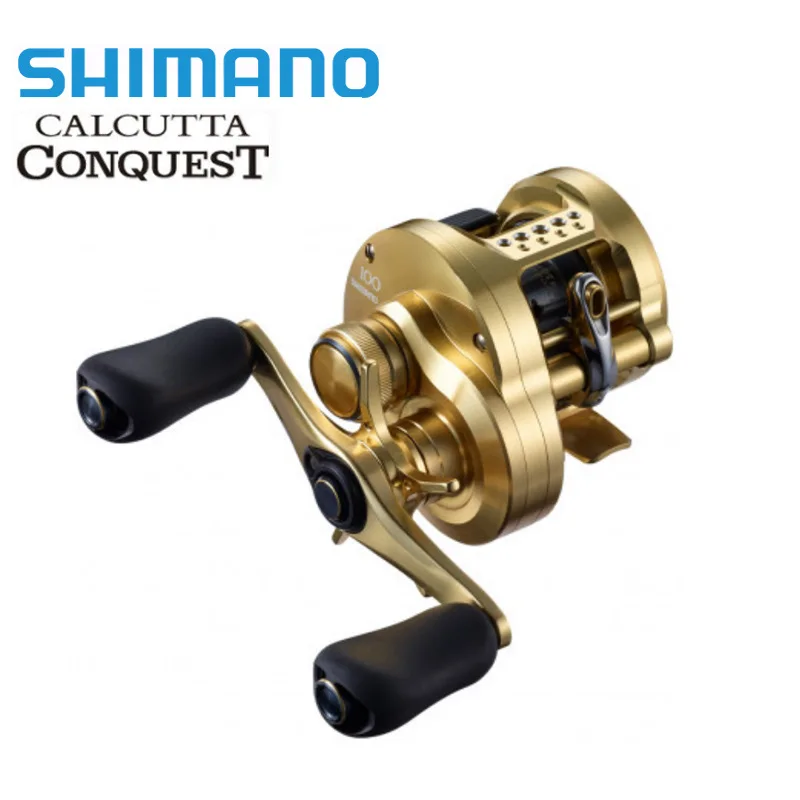 Shimano Origin 21 Calcutta Conquest CQ Drum Reel Baitcasting Fishing Reel CQ Carretilha De Pesca For Large Perch Sea Bass