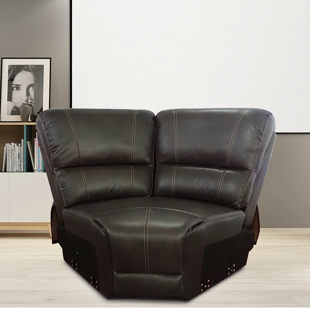 Top Quality Seat Recliner Lounge Sectional Decorative Leather Sofa Modern Style Leisure Sofa