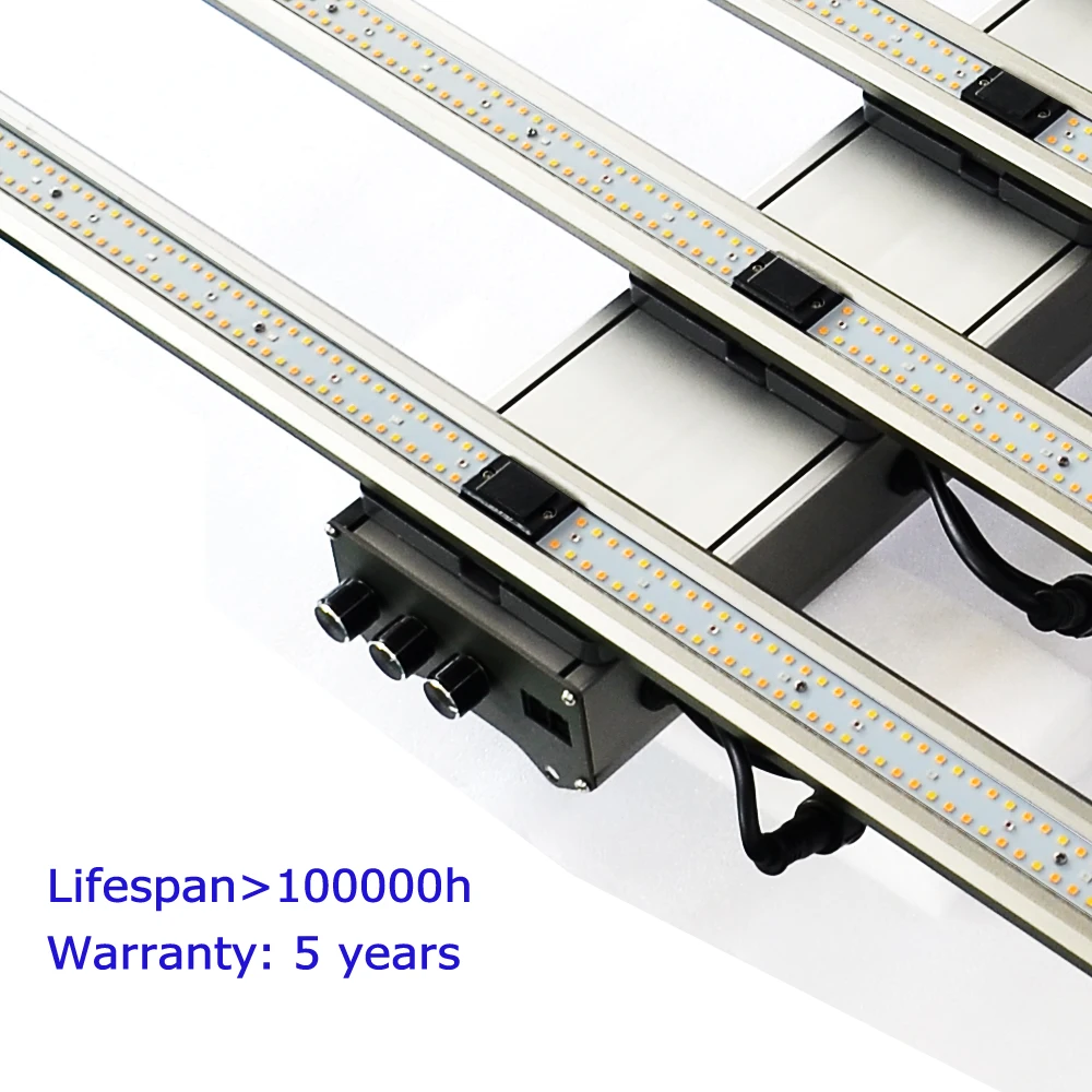 12Bars LED Grow Light 600W 800W 1000W 1200W Samsung LED Full Spectrum three Knob Dimming Professional Indoor led grow light