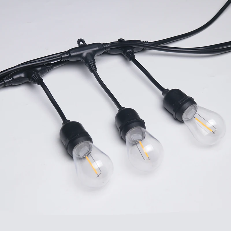 S14 Outdoor Waterproof LED Christmas String Light Decorative Holiday Wedding Indoor Clear Party