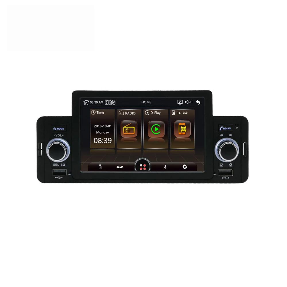 ATOBil 2USB 7388IC 5inch single din multimedia car stereo touch screen Car Audio System