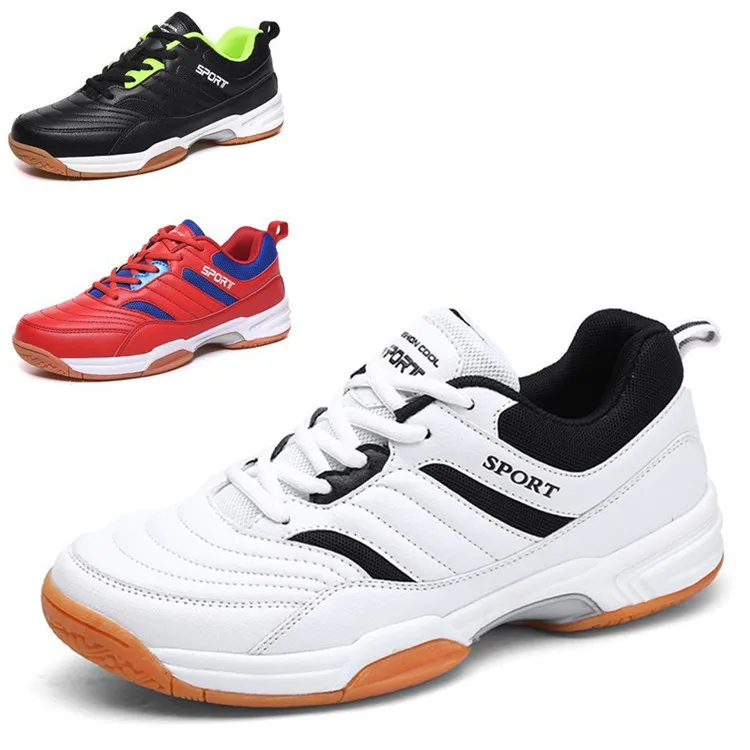 38-46 Size Table Tennis Shoes Rubber White Badminton Sports Shoes Volleyball Training Shoes