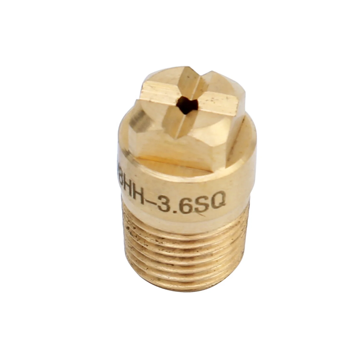 Floodjet  One- piece NPT BSPT Brass Square Full Cone jet Spray Nozzle