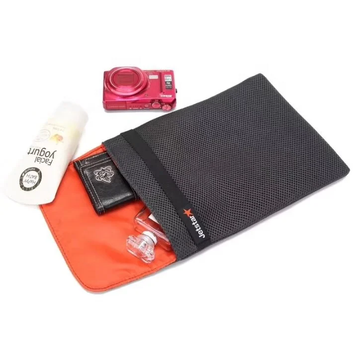 Custom Flap 3D Sandwich Mesh Bag for Ipad Laptop Travel Mesh Electronic Products Gadget Accessories Organizer Dust Bag