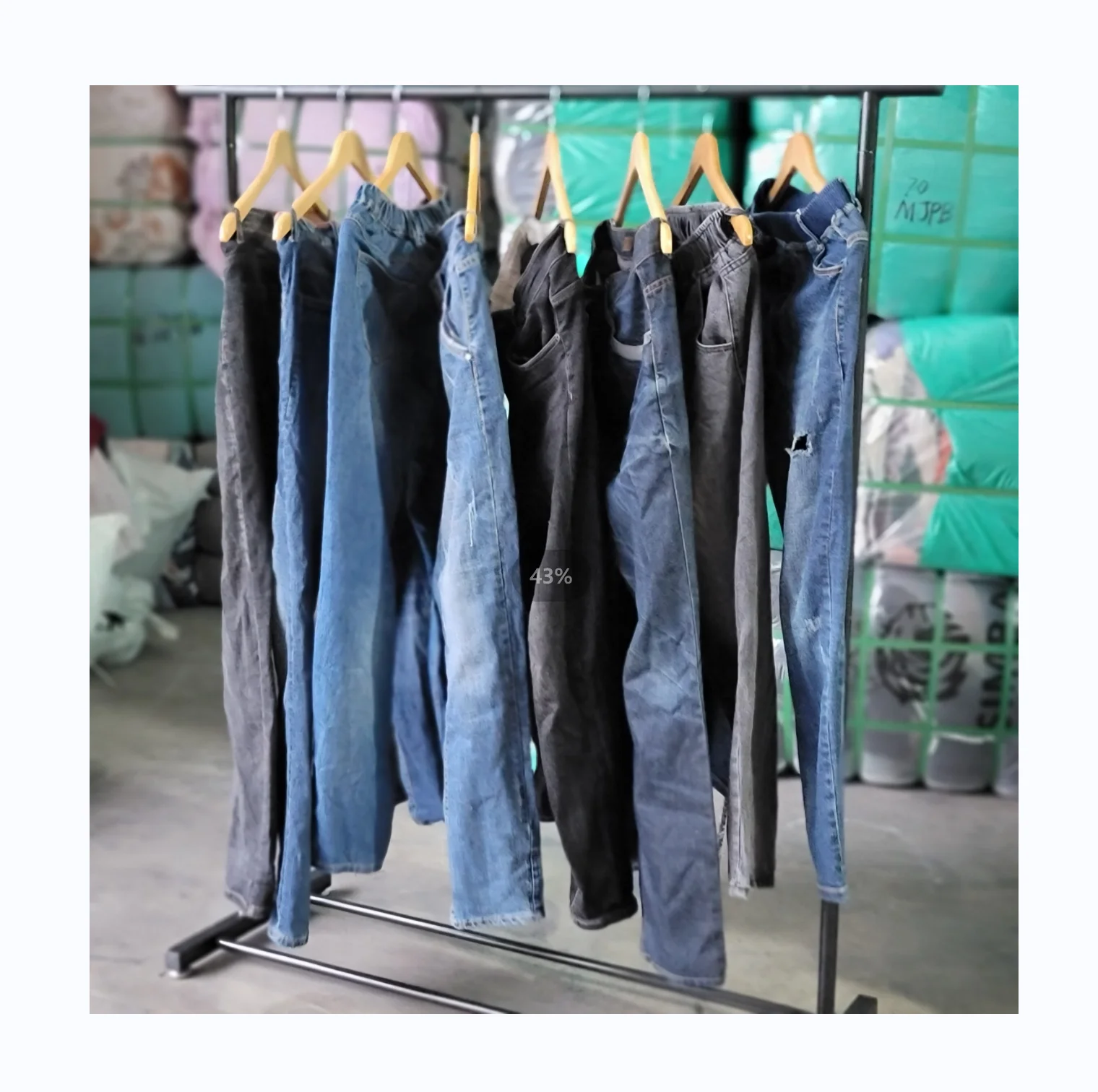 Factory direct used clothes high quality second hand clothing used jeans pants used clothes korea men jeans