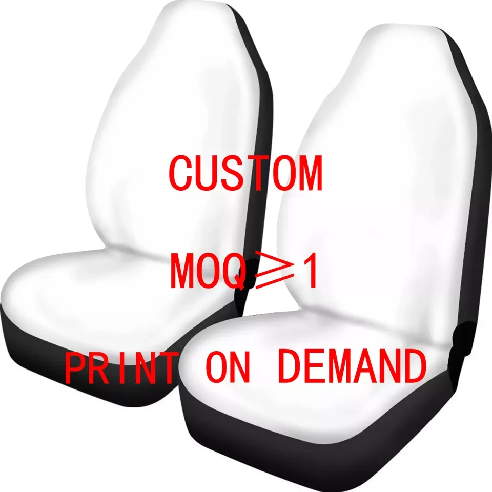 1MOQ Dropshippig Wholesale Car Seat Cover Luxury Cartoon Animal Dog Cats Print Seat Covers For Car Fashion Custom Car Seat Cover