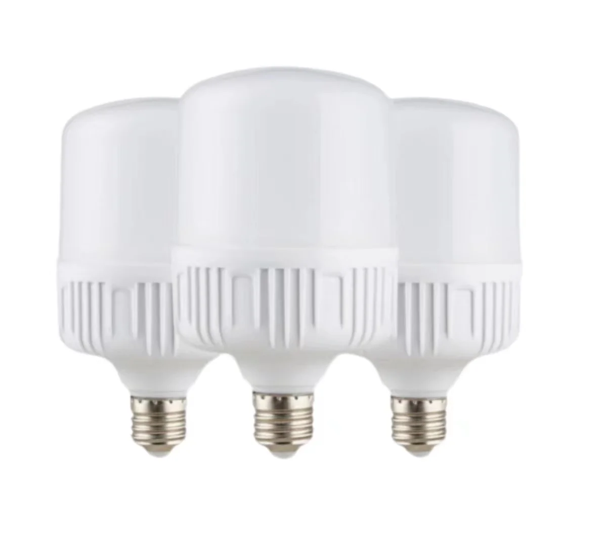 Indoor lighting office home E27 B22 led bulb light 30w 40w 50w aluminum in plastic led bulb t shape led light bulb