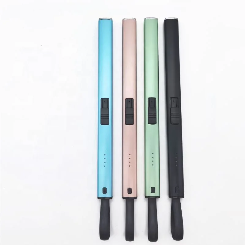 Hot sale Electric Rechargeable Arc Candle Lighter USB Lighter with Upgraded LED Battery Display Safety Switch