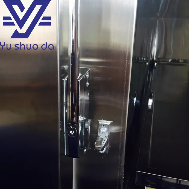 Customizable hospital refrigeration equipment 3 bodies morgue freezer with moving trays