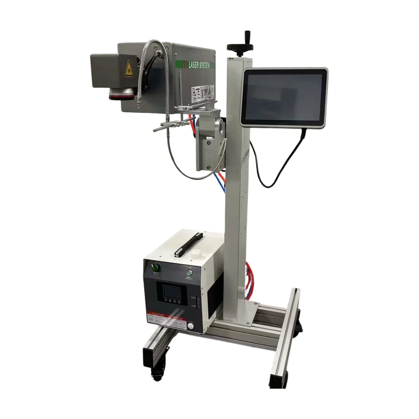 10W UV Laser Marking Machine engraving logo for metal hdpe PP PET bottle glass Mask Expiry date production line in factory