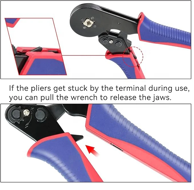 0.08-16mm Ferrule Crimping Tool Kit with 1200pcs Wire End-Sleeves Terminals Kit