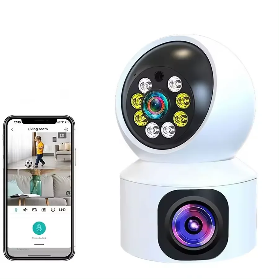 motion tracking HD 1080P WFI baby pet camera video call degree Pan/Tilt monitoring