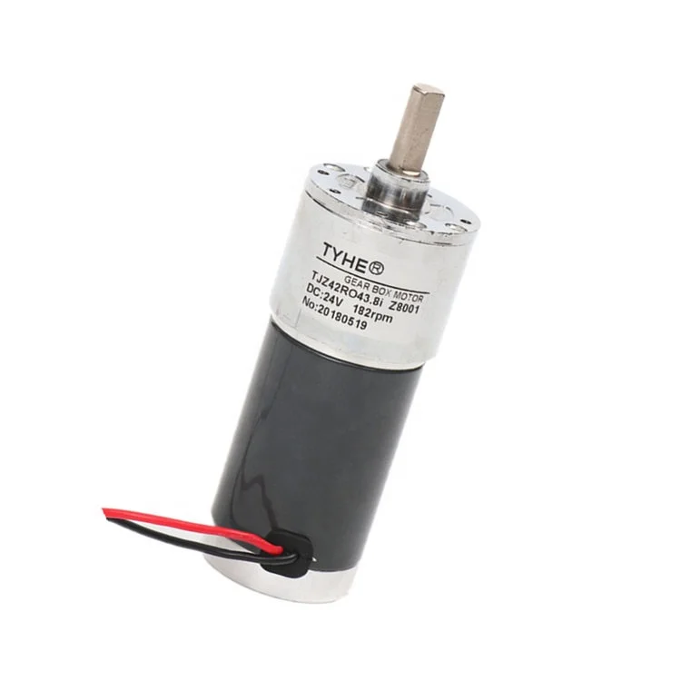 42 мм высокий крутящий момент на низких оборотах 24v 12v dc мотор-редуктор для бытовой техники