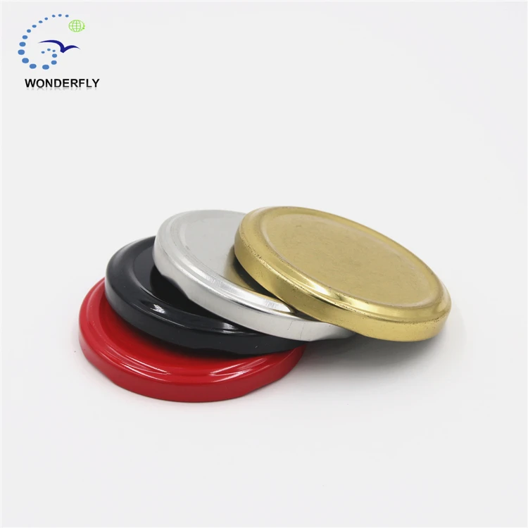 Metal twist off caps customized logo can cap