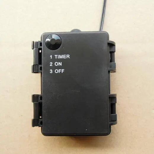 4.5V 3xAA 3 AA 3AA Waterproof ABS Timing Flashing Function Battery Holder with cover switch wire lead