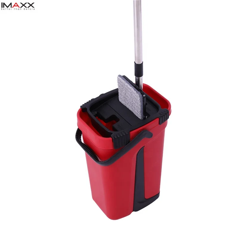 IMAXX Cleaning Mop New Cleaning Floor Products Hand Free Wash Microfiber Cleaning Flat Mop