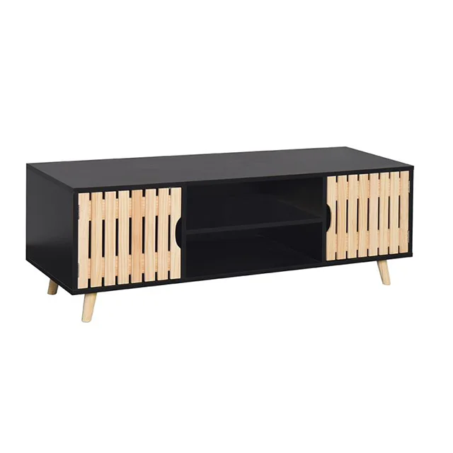 Best tv cabinet modern design living room furniture wooden TV unit stand cabinet with unique door