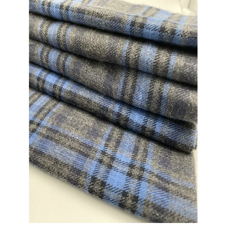 China Cotton Woven Combed Check Fabric 100% Tartan Plaid Cotton Fabric