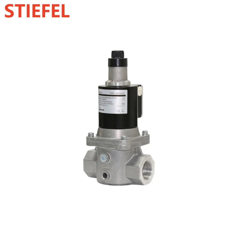 DEVSG Series 12V DC High-Temperature Shutoff Structure Fast Closing Gas Solenoid Valve Use For industrial burner