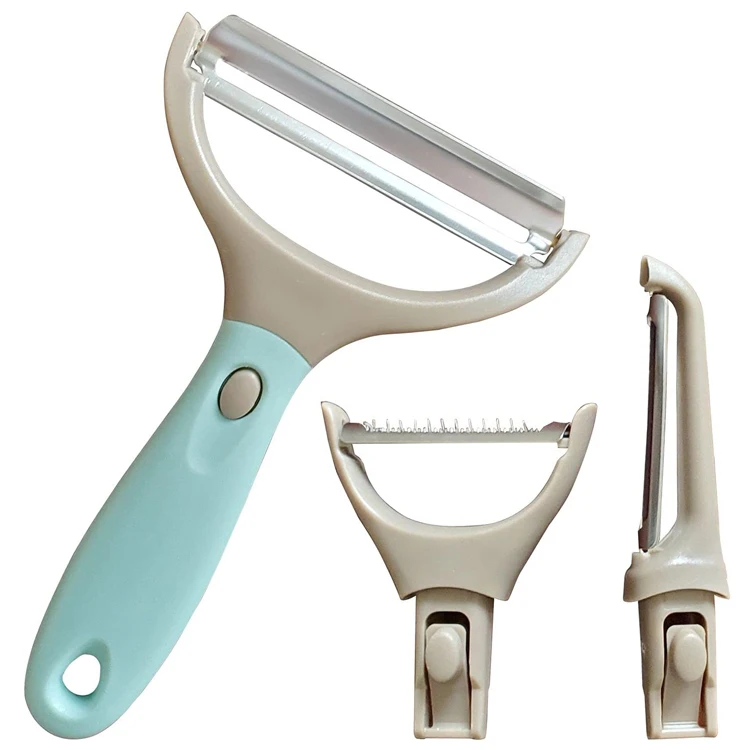 Stainless Steel Vegetable Peeler Cabbage Carrot & Potato Peelers Multifunction Veggie and Fruit Peeler Set of 3