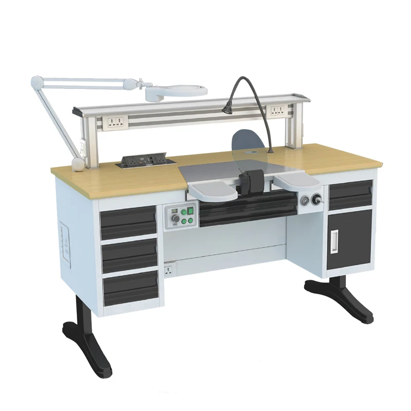 1.4m Single Person Dental Lab Technician Table Dental Laboratory Workstation