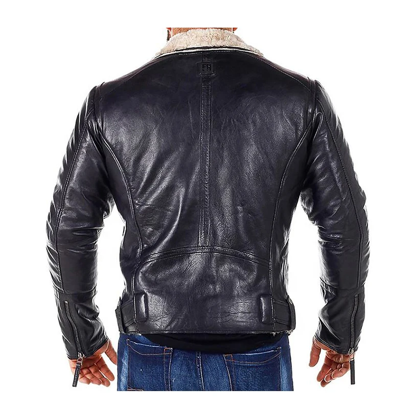 New Arrival High quality wholesale waterproof men veste en cuir homme jacke Leather jacket