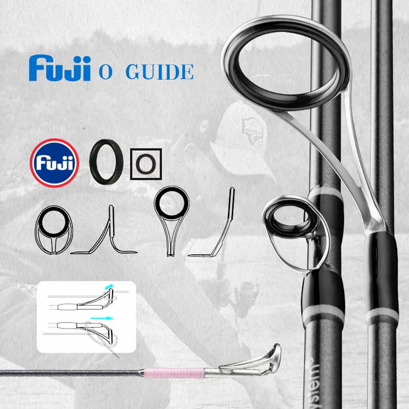 CRONY Comfortable Durable light blue casting rod bason x3 welding cast mc nylon rod carbon