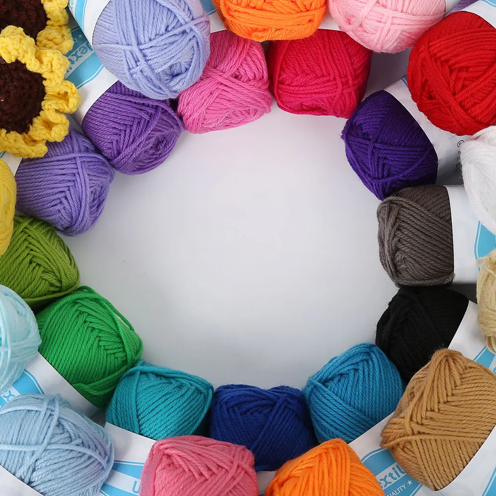 Chinese soft acrylic yarn acrylic wool 8 ply acrylic knitting yarn