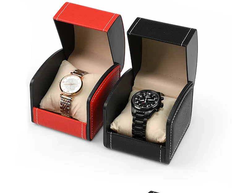Single Watch Case Box PU Leather Display Organizer  Luxury Watch Storage Holder For Wristwatches Smart Watches