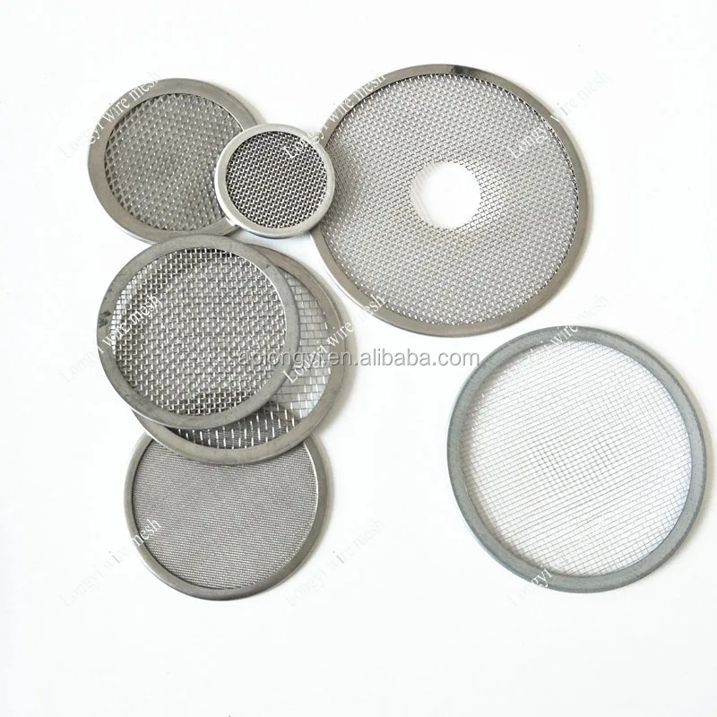Round shape screen 80 100 120 mesh 180um 150 120 micron stainless steel dust filter mesh