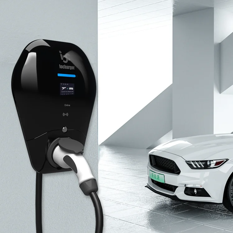  Умная напольная зарядная станция 16 А Тип 2 wallbox 11 кВт 4G wifi 7 ev ocpp 1.6j электрическое автомобильное зарядное