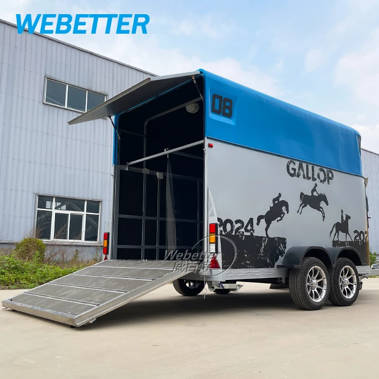 WEBETTER Australia Standard Horse Trailer Sales Horse Straight Load Float Horse Trailer for Sale