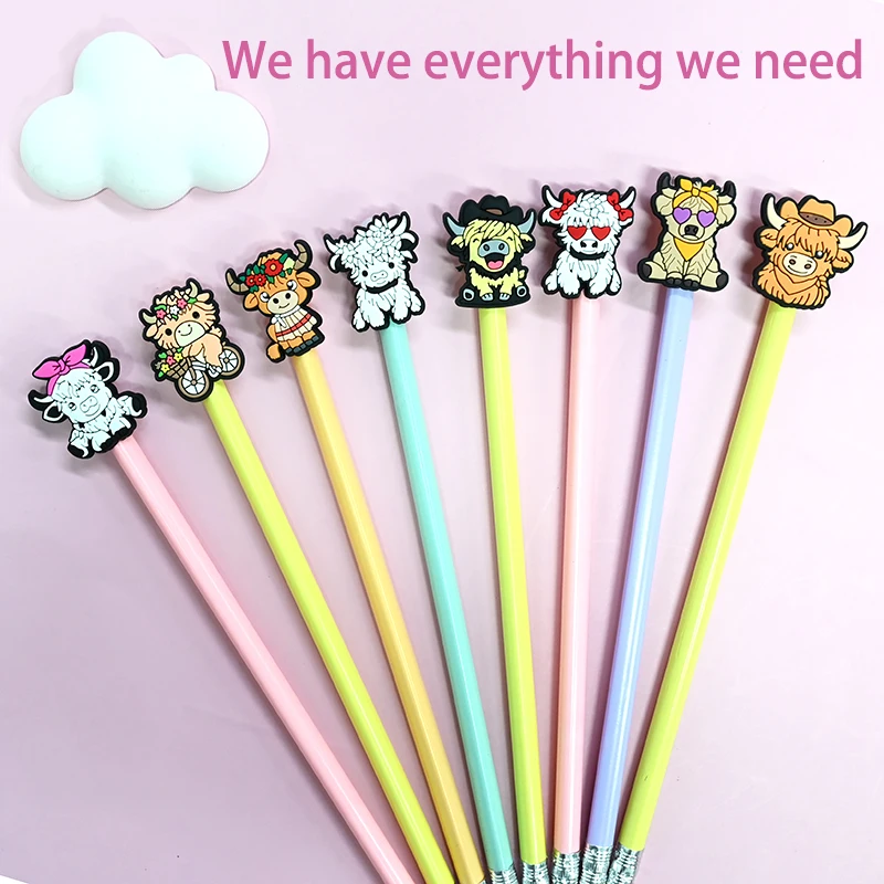 New Product Ideas 2024 Silicone Pencil Cap Pen Covers Pencil Protector Cover For School Art Writing School Office Accessories