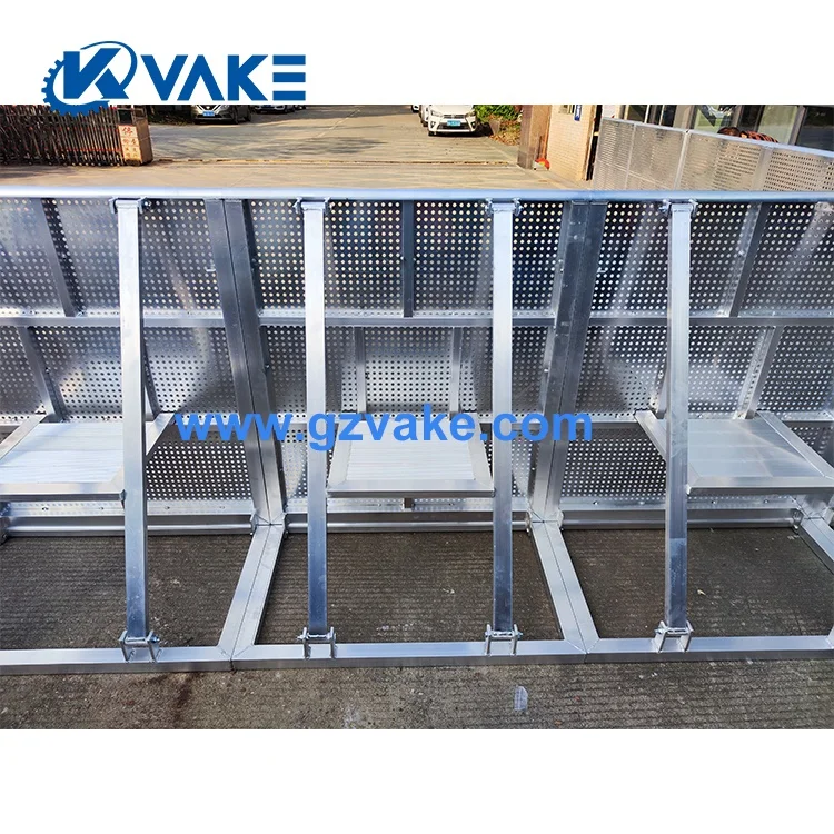 Large Concert Used Aluminium Crowd Barrier Rust-Proof Event Barrier Screw Control Barrier