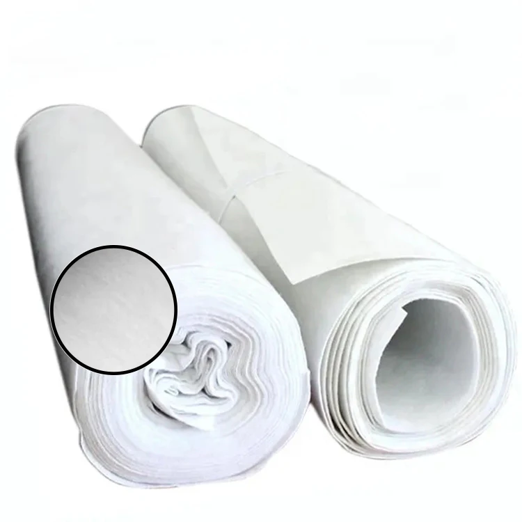 pp staple fiber non woven geotextile non woven to stress absorbing material