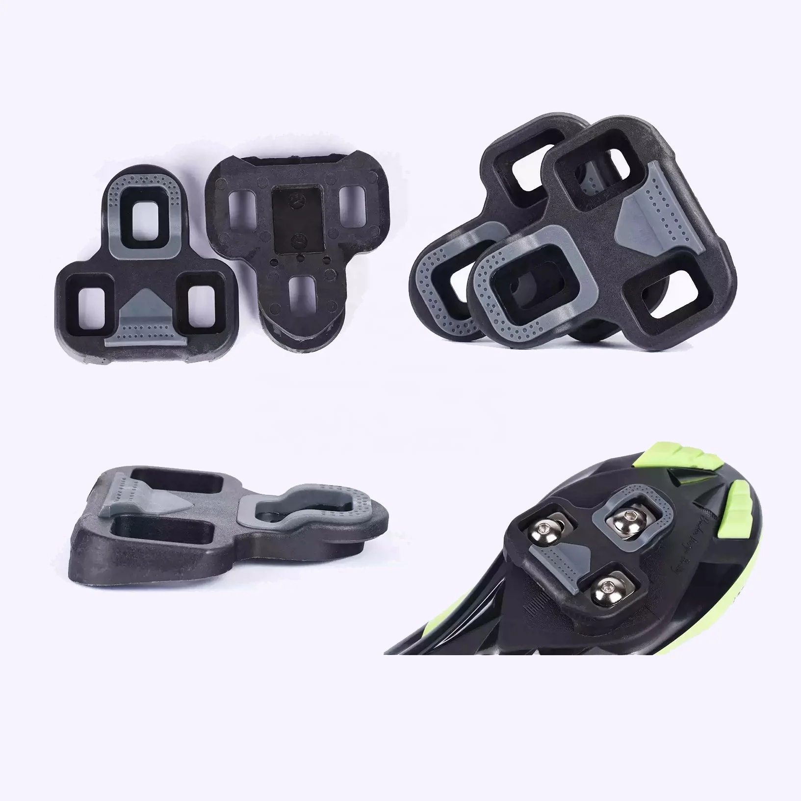 V00025200 Riding Equipment SPD Road Bike Self Locking Shoe Cleat Universal Bicycle Pedal Lock Plate Mountain Bike Pedal Cleats