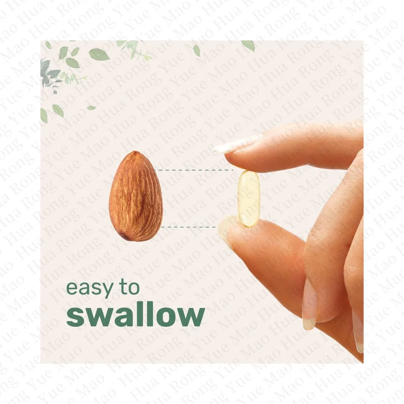 OEM High Content Natural Vitamin E Soft Capsules Antioxidant Herbal Supplement Vergen Softgel For Skin And Hair Care