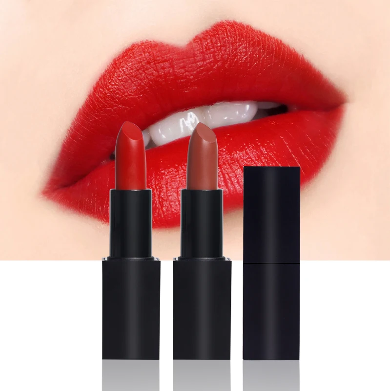 21 colors vegan matte creamy magnet lipstick private label wholesale high pigment custom logo makeup lipstick