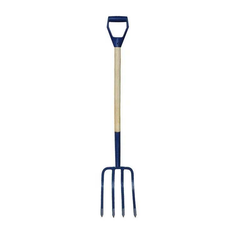 Agricultural Gardening Tool Steel Fork Wooden Handle Fork Garden Tools Dig Fork