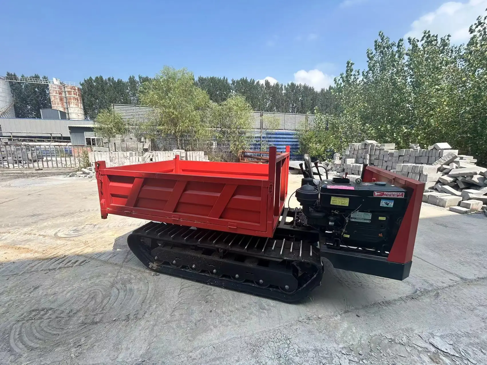 Versatile 1 Ton to 10 Ton All-Terrain Crawler Dumpers New Used Flexible Transporters Loader Crawler Car for Various Applications