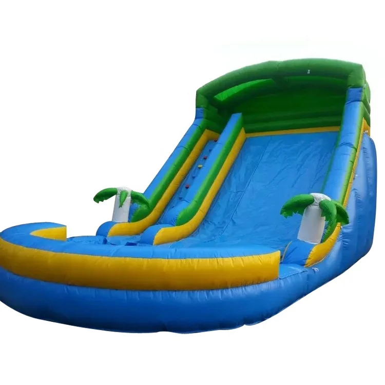 Плоская Коммерческая Пляжная надувная водная горка для детей, распродажа