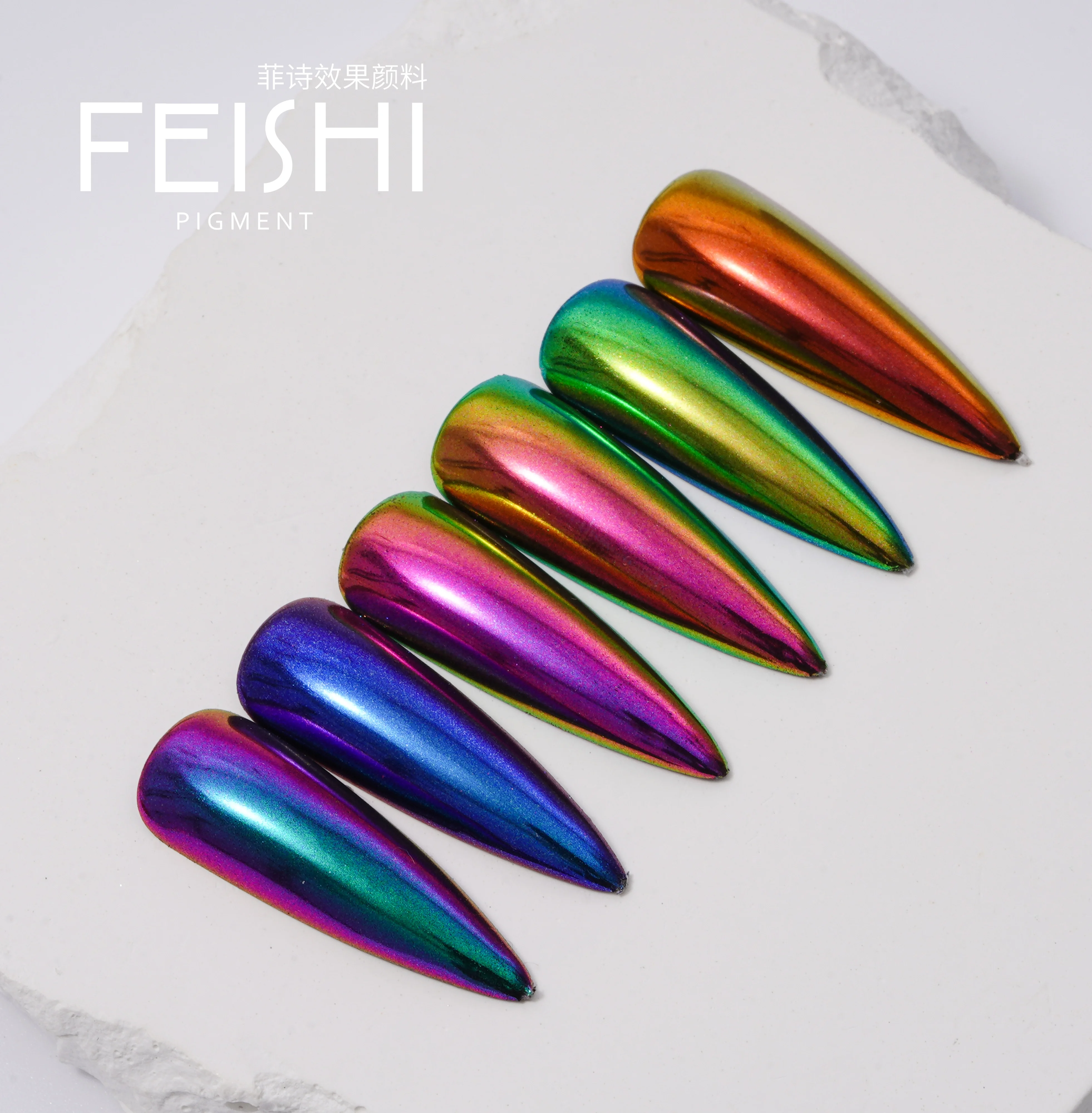 Factory manufacturer direct sell liquid type chrome mirror pigment for nail decoration