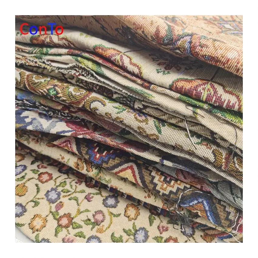 Good Selling Embossing Jacquard Fabric Gobelin Tapestries For Sale