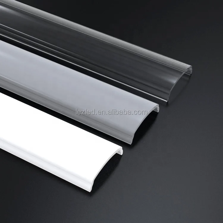 Diffuser Profile Strip Light Cover Factory Custom Led Polycarbonate Plastic LED PC Lamp Shades