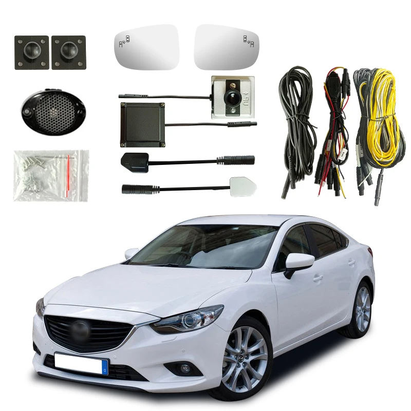 24HZbsd lane change blind spot assist for Mazda 6 323 cx5 cx9 Axela rearview mirror bsm blind spot detection system