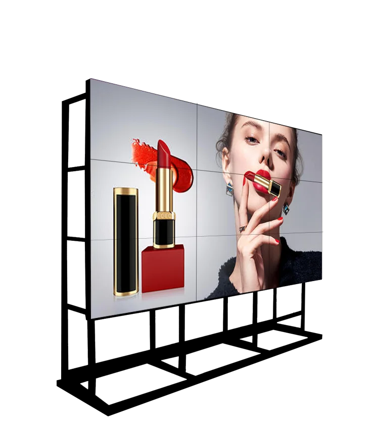 
55 65 дюймов 2x2 Ультра узкая рамка крепление видеостены монитор мульти сенсорный экран рекламы lcd видео стена экран дисплея 