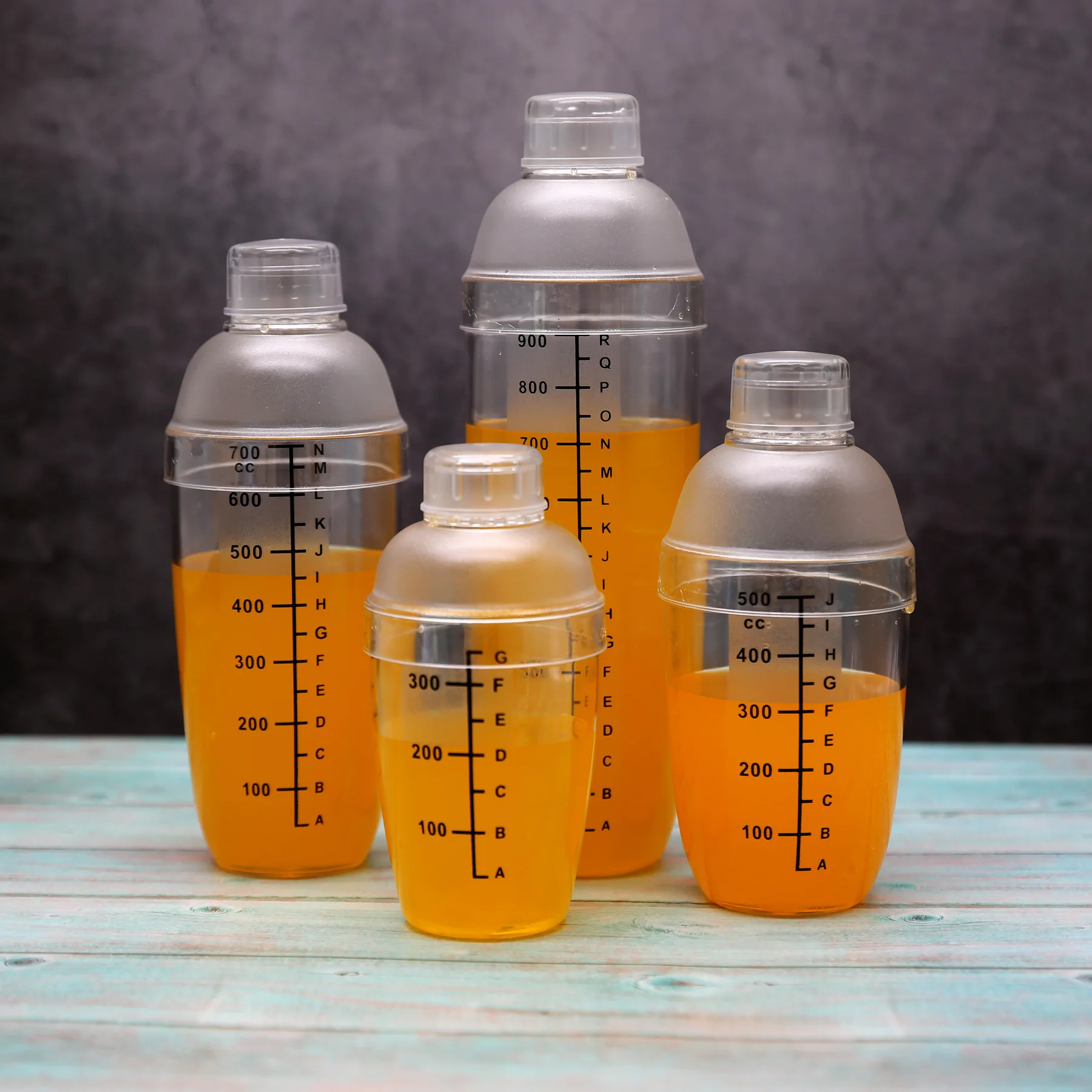 PC Plastic Clear Transport Easy to use Bar Tool For Wine 530ML CC Cocktail Shaker