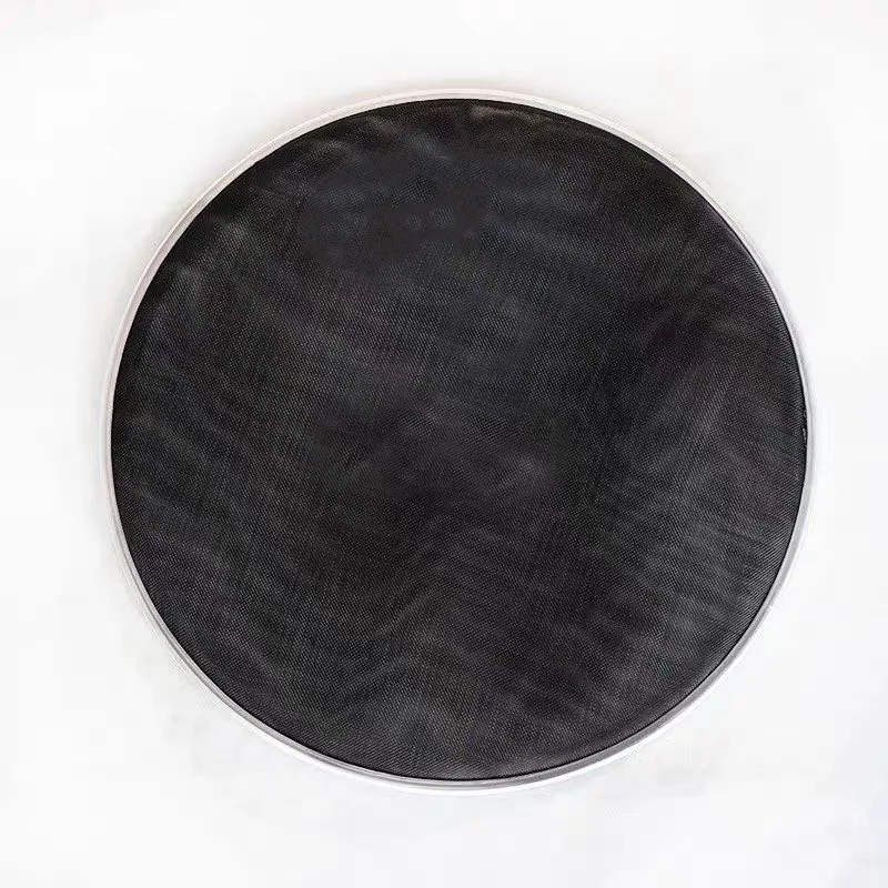 wholesale optional size black skin bass drum head music drum set and accessories mute drum mesh heads